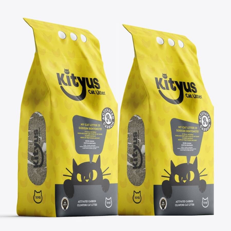 Kityus 20 Lt Aktif Karbonlu Kedi Kumu (2x10 Lt) - 1