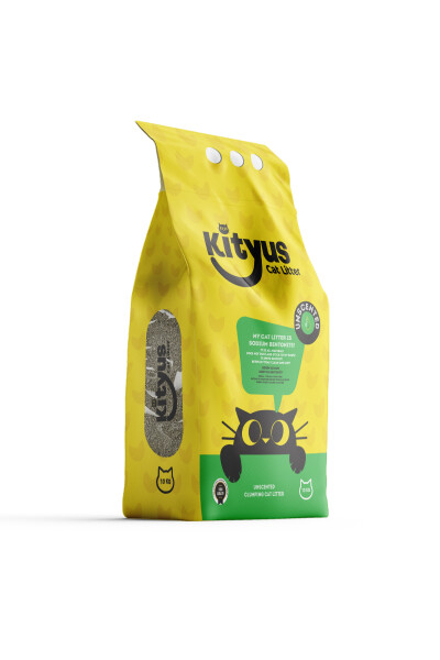 Hassas Kediler için Tozsuz,Topaklanan, Kokusuz Bentonit Kedi Kumu 10lt - 2