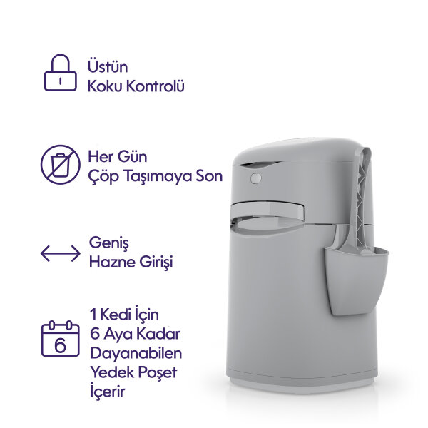 LITTER GENIE EASY ROLL – Kedi Kumu Çöp Kovası - 4