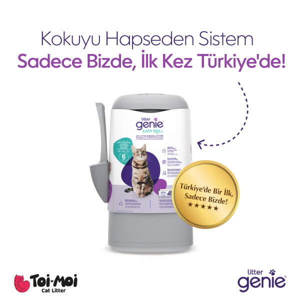 LITTER GENIE EASY ROLL – Kedi Kumu Çöp Kovası - 1