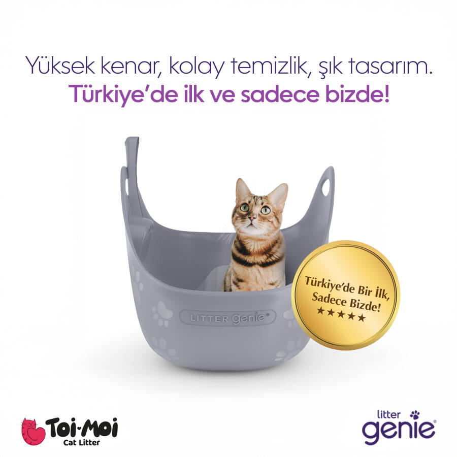 LITTER GENIE Premium Kedi Kumu Tuvaleti - 1